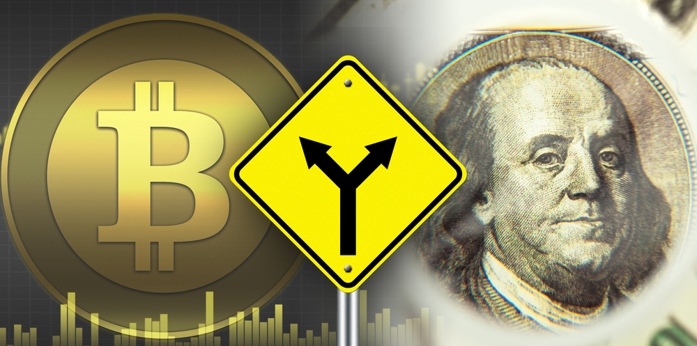 bitcoin vs americky dolar