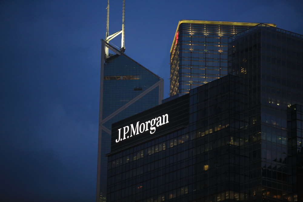 budova americke banky jp morgan