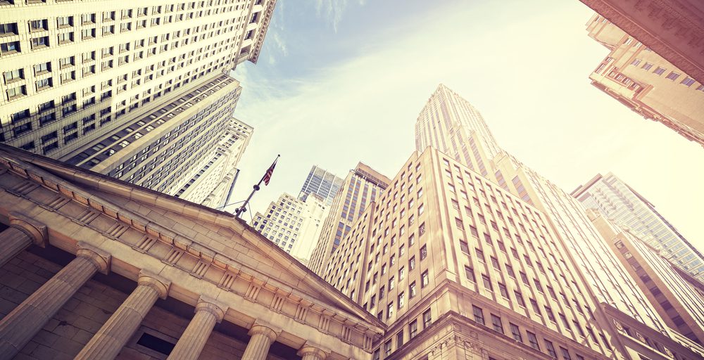 budovy na wall streetu